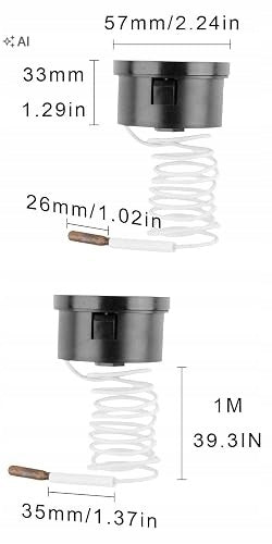 Capillary thermometer, 0-120 °C with sensor Manufacturer no brand