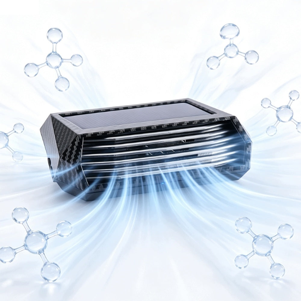 Car Air Purifier Black Solar Energy