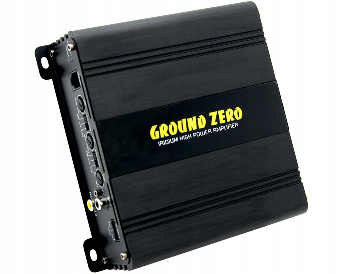 Car Amplifier 2 Channel 240W RMS with Remote Control Ground Zero GZIA-100.2