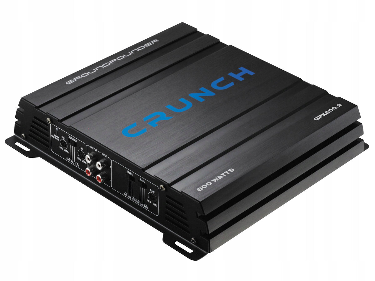 Car Amplifier 2 Channel 600W - GroundPower - Crunch GPX600.2