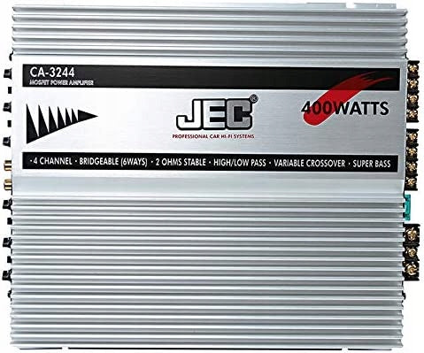 Car Amplifier 4-Channel 400W JEC CA-3244