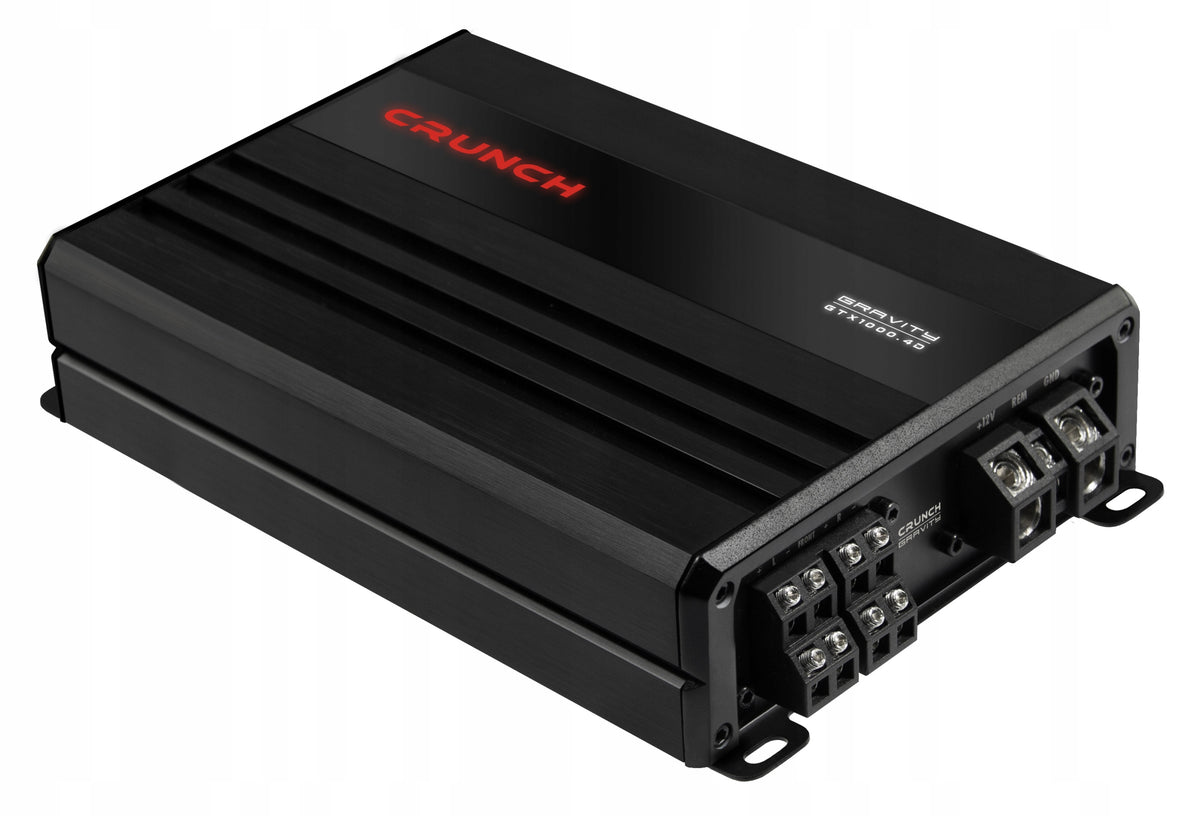 Car Amplifier 4-Channel Crunch GTX1000.4D Power RMS 4x80 Watt 4Ohm Brand Crunch