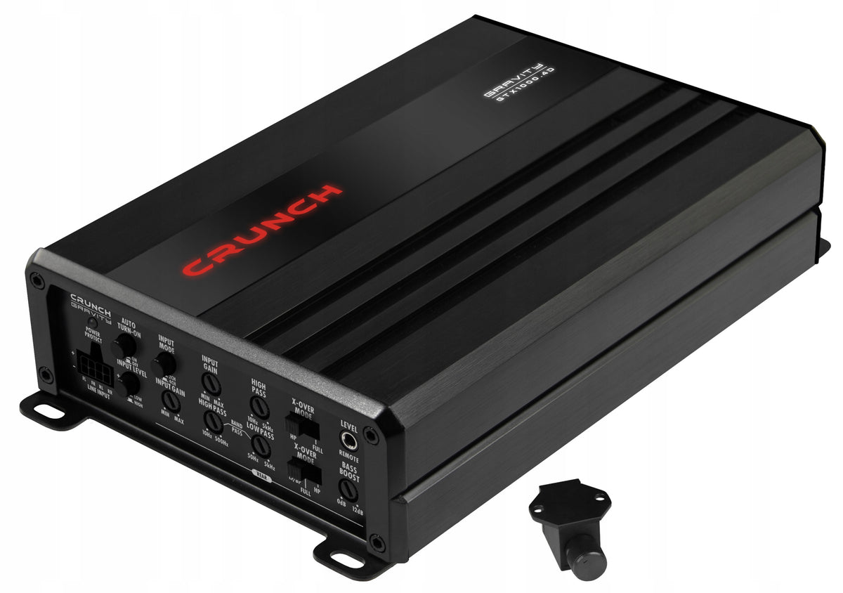 Car Amplifier 4-Channel Crunch GTX1000.4D Power RMS 4x80 Watt 4Ohm