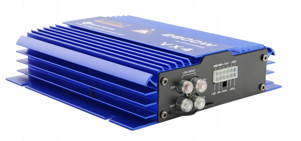 Car Amplifier 4-Channel USB SD BLUETOOTH + Remote Control Simply Audio VX4 Manufacturer code VX4