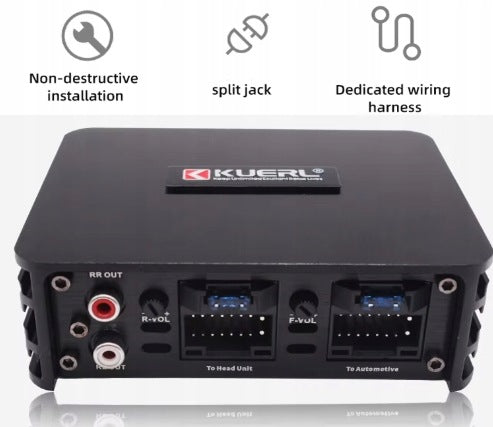 Car Amplifier DSP 4x60W Audio Sound Processor for Android Radio Manufacturer code SUBWOOFERY