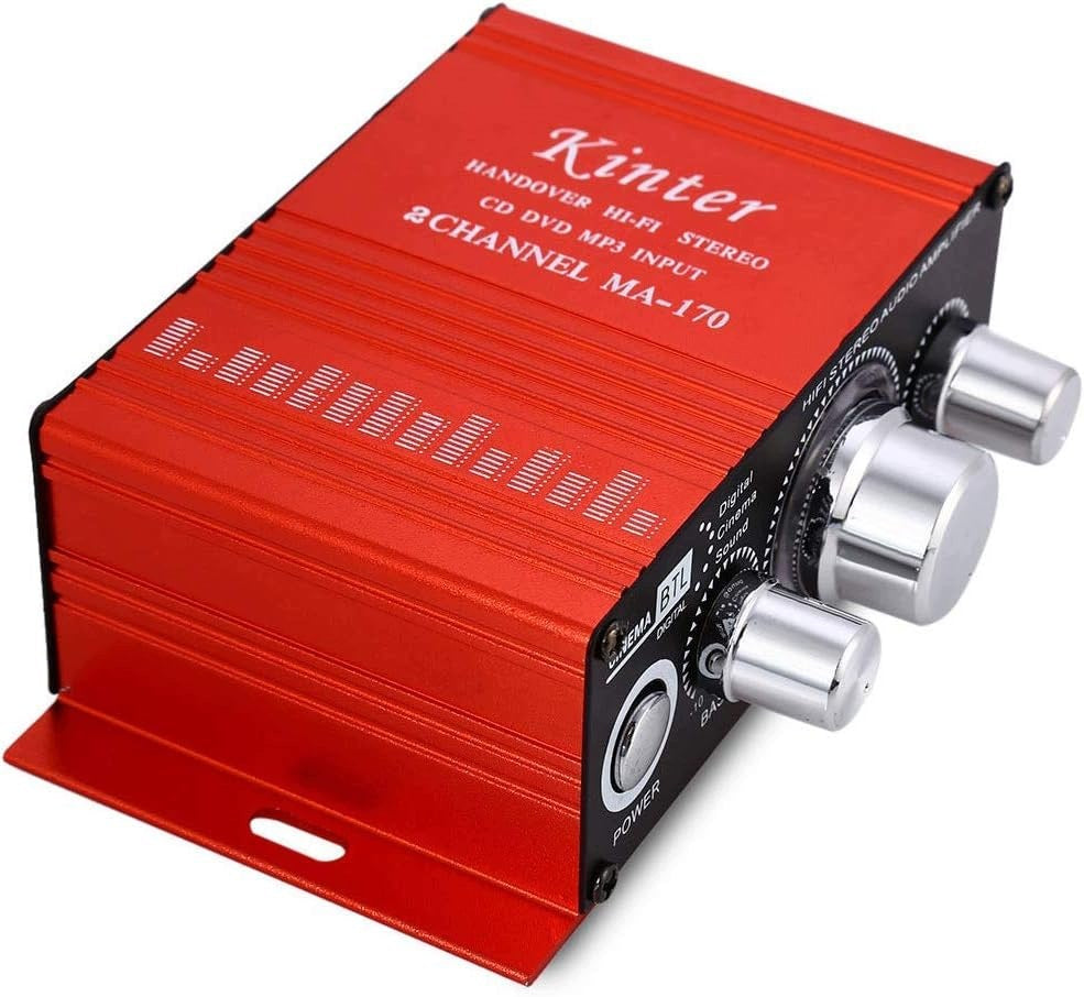 Car Amplifier Kinter MA-170 12v 20W x2 RMS Booster 2 Channel