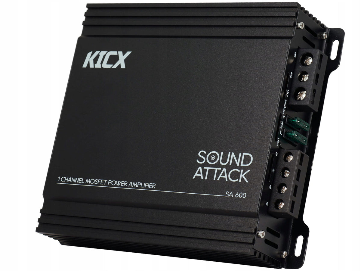 Car Audio Amplifier 1-Channel KICK SA 600 Monoblock 265/450/600W Packaging status original