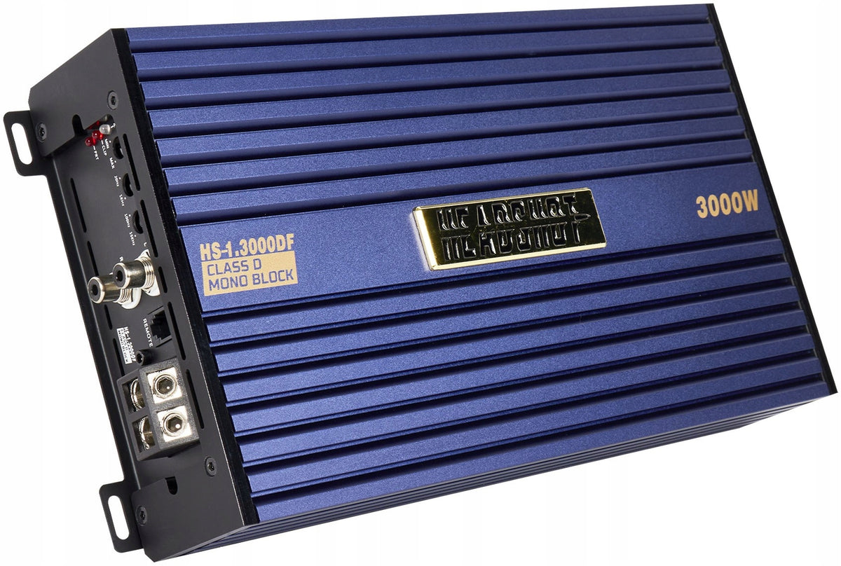 Car Audio Amplifier 1-Channel KICX HS-1.3000DF Monoblock 3000W RMS