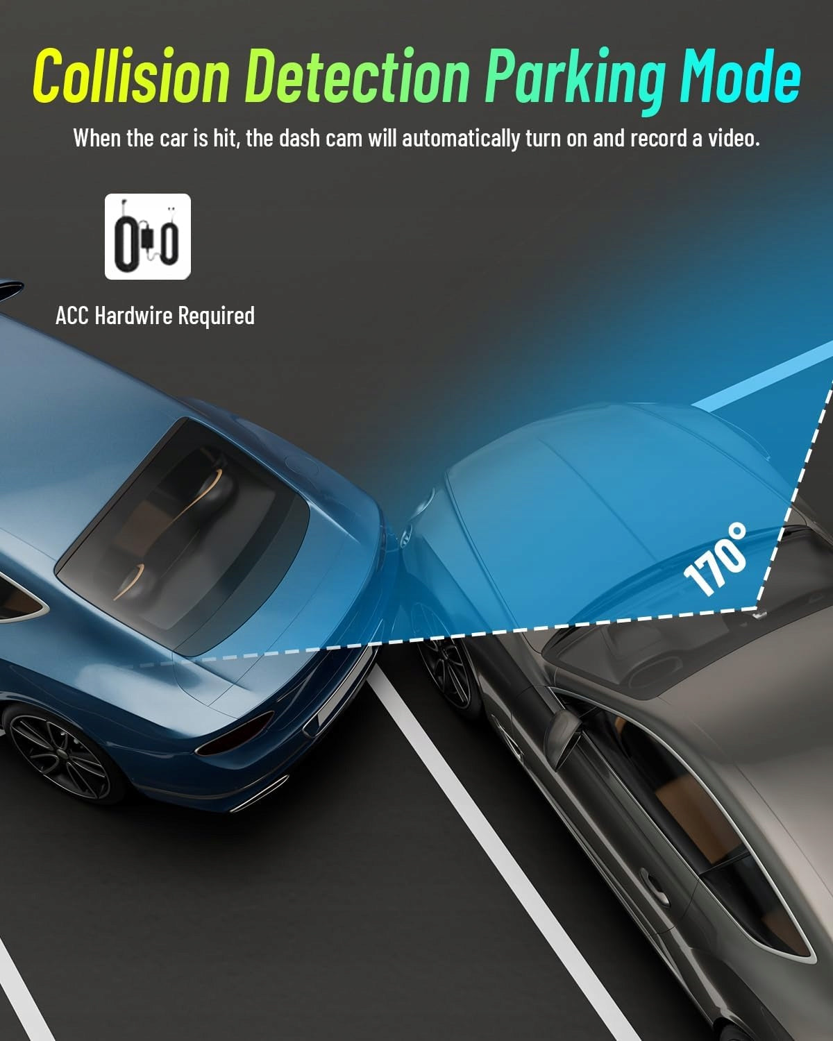 Car Camera AQV D3 4K ULTRA WiFi App Monitoring 24H 64GB Recording quality 4K UHD (3840 x 2160)