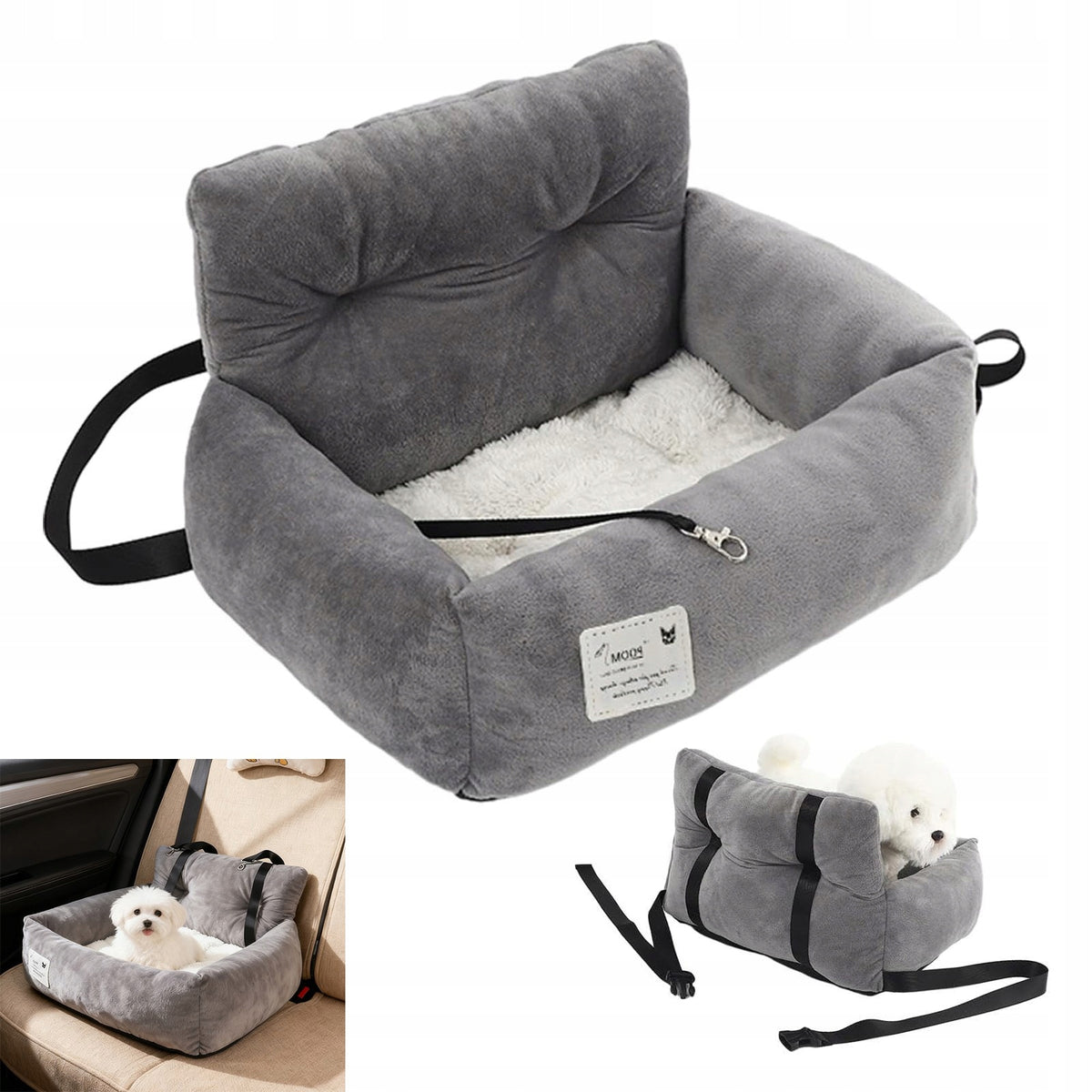 Car Carrier Dog Seat Travel Dog Car Seat 2in1 For Car Car Fastener Bed
