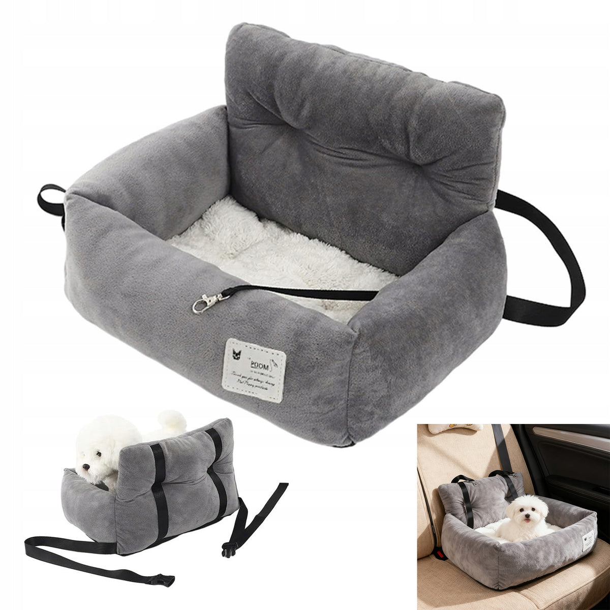 Car Carrier Dog Seat Travel For Car Car Fastener Bed Dog Car Seat 2in1