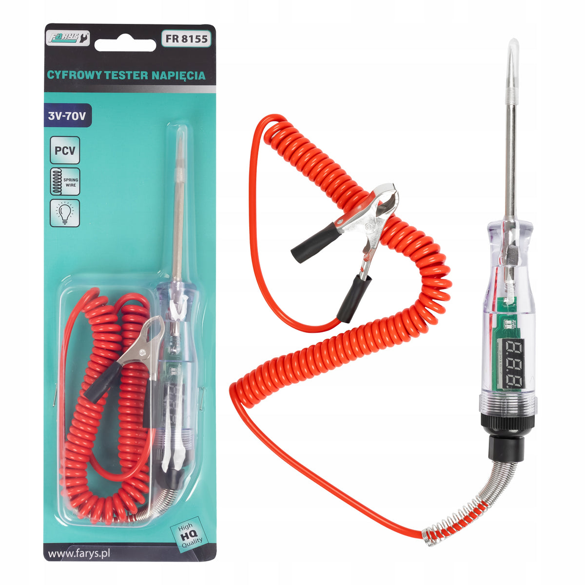 Car Circuit Voltage Tester Digital 3V-70V FR8155