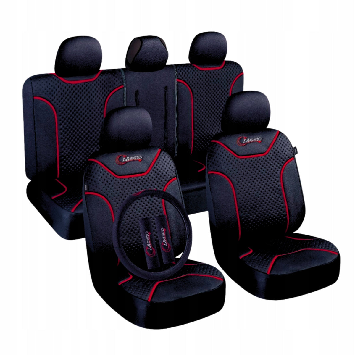 Car Covers for Seats and Seats Universal for Car Black