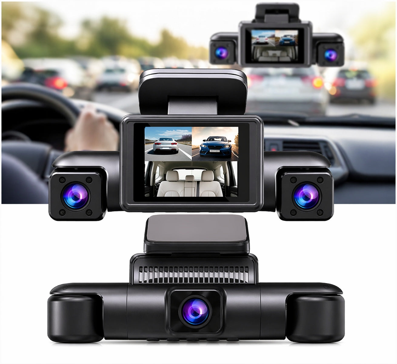 Car DVR 1080P Night Vision Dual Car Camera