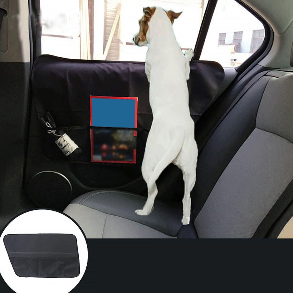 Car Door Cover for Dogs Adjustable Anti Scratch Vehicle Door Protector