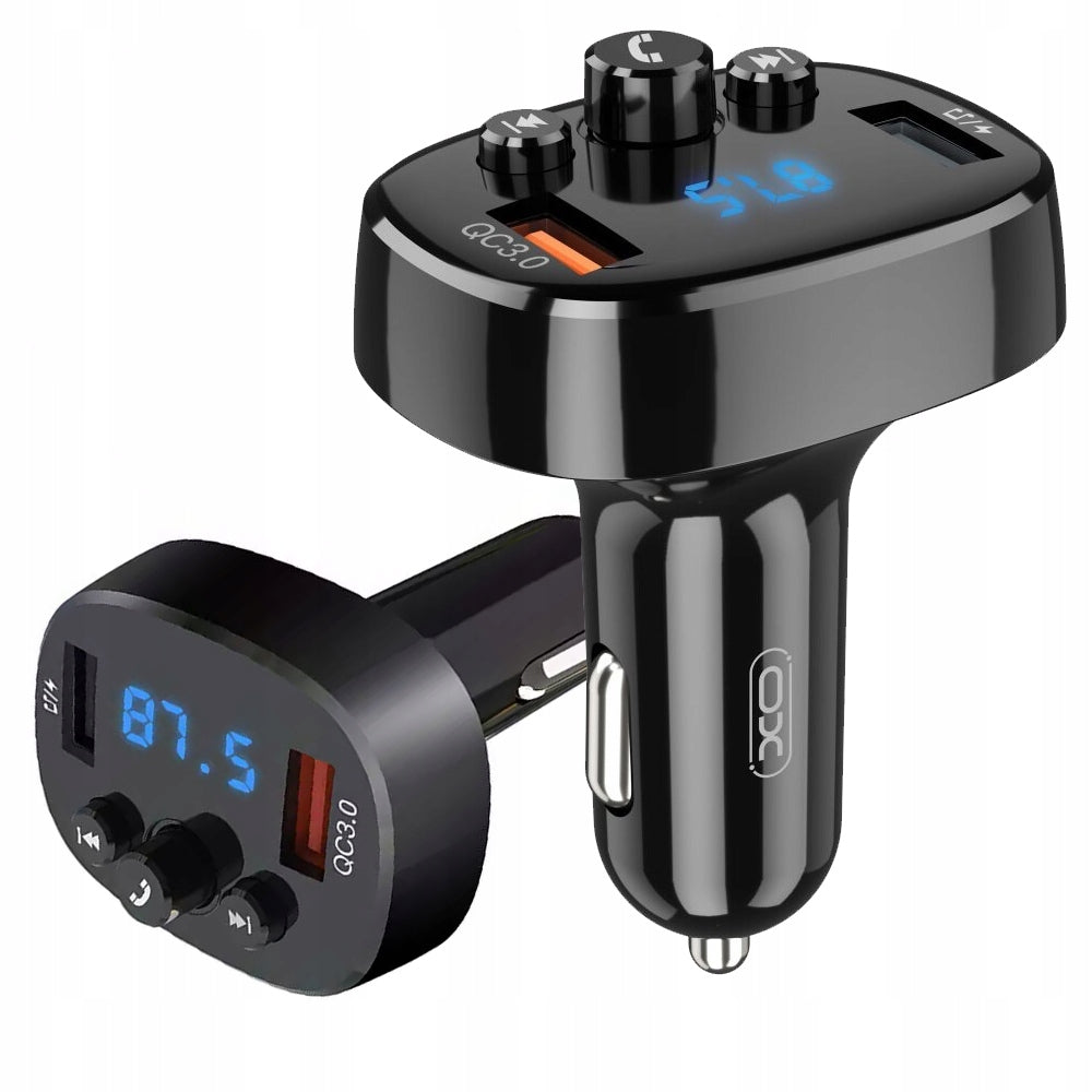 Car FM BT MP3 Transmitter Car Charger 18W QUICK CHARGE 3.0 Packaging status original