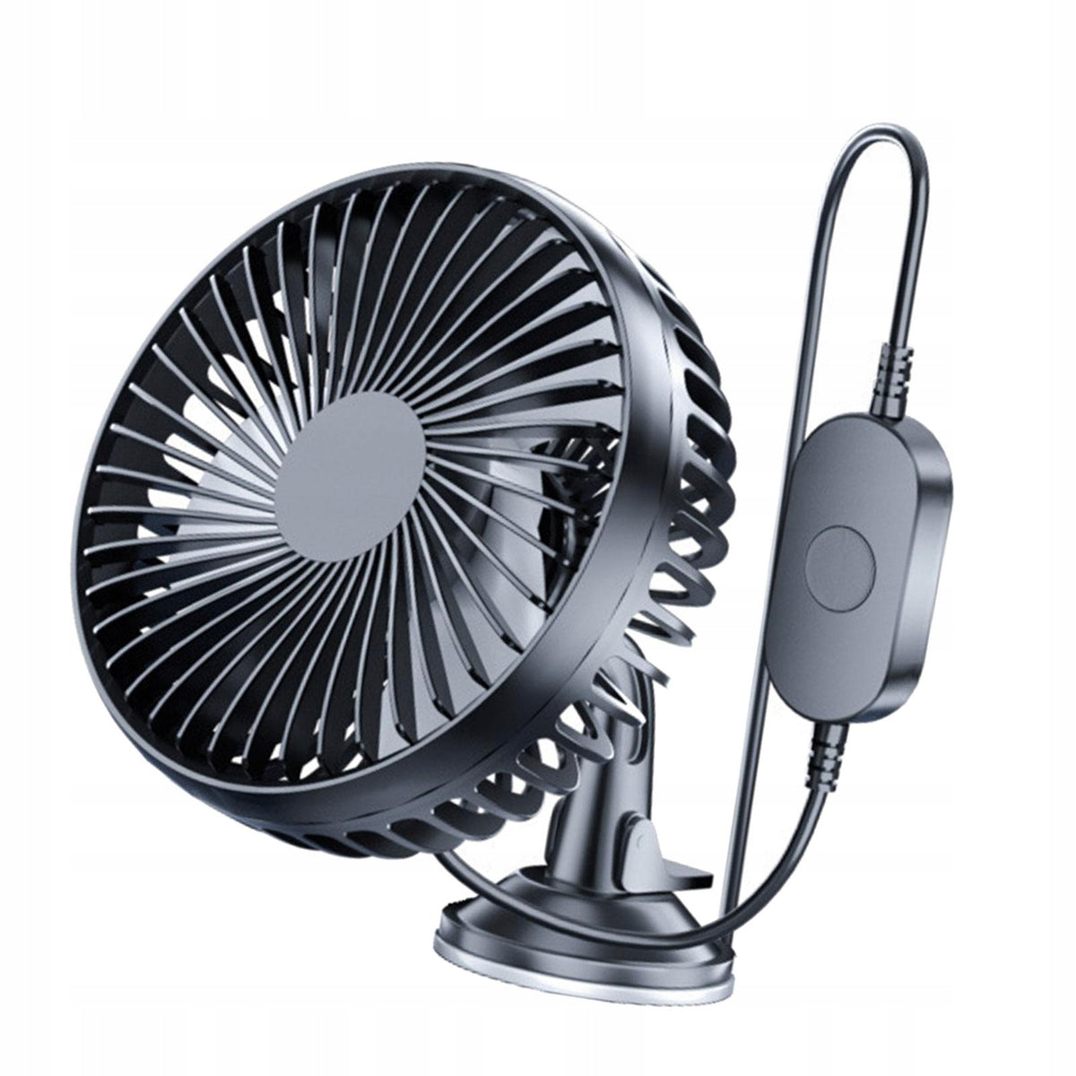 Car Fan USB Car Fan 12V 24V Portable Quiet Model Ciężarówka Wentylator elektryczny 3 prędkości