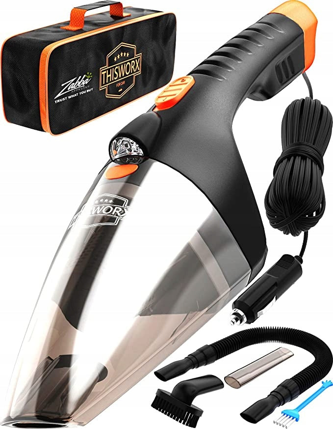 Car Handheld Vacuum Cleaner with Accessories Handy Lightweight Portable