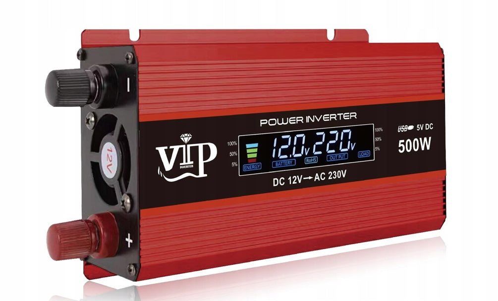 Car Inverter 12V 230V 500W IPS USB