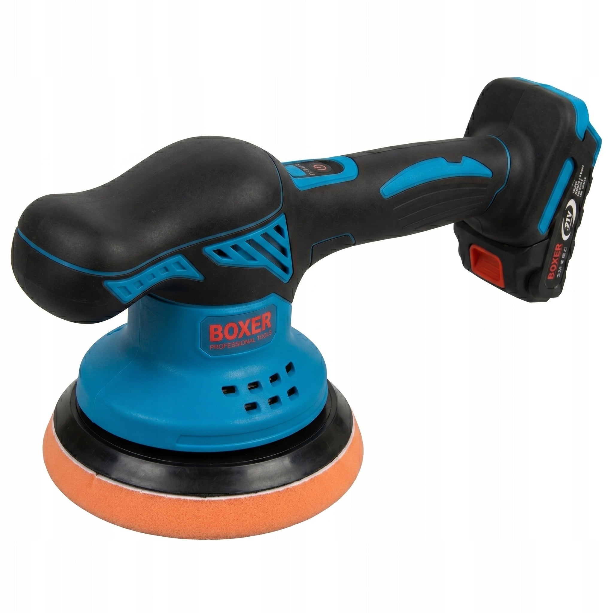Car Polisher Rechargeable 21V Set XXL 2 Rechargeable Sponges 145mm Packaging status original