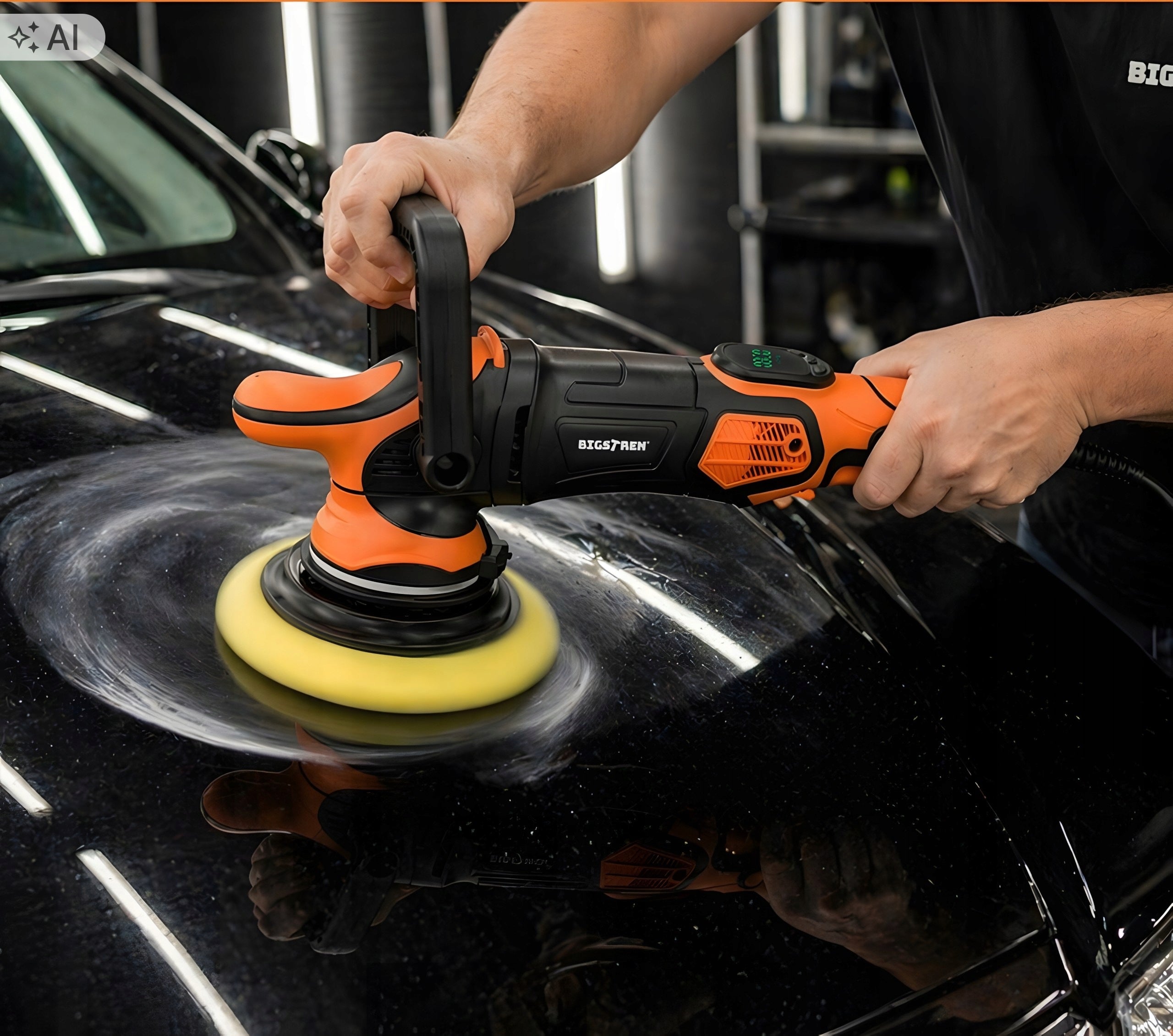 Car Polisher Set Polishing Machine Eccentric Adjustment Roller Packaging status original