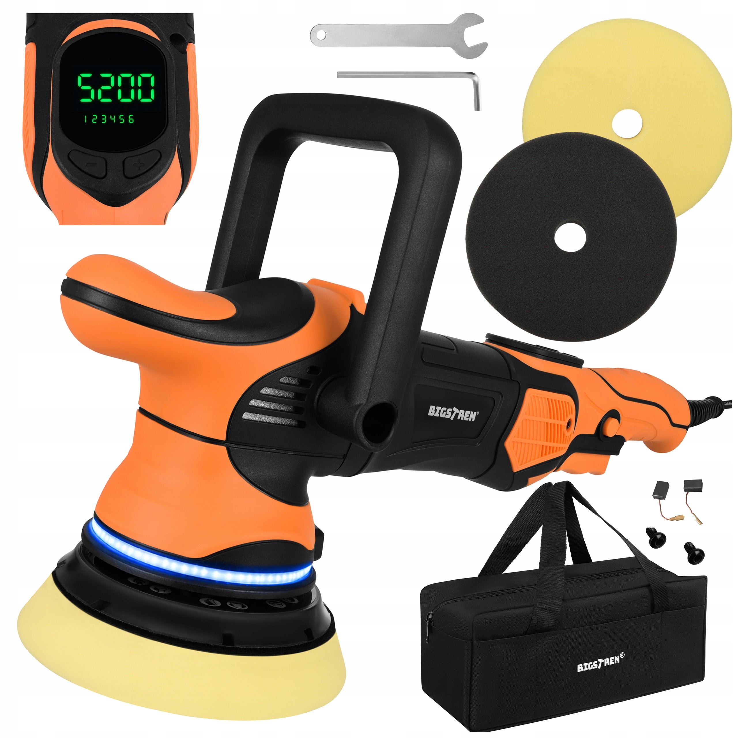 Car Polisher Set Polishing Machine Eccentric Adjustment Roller