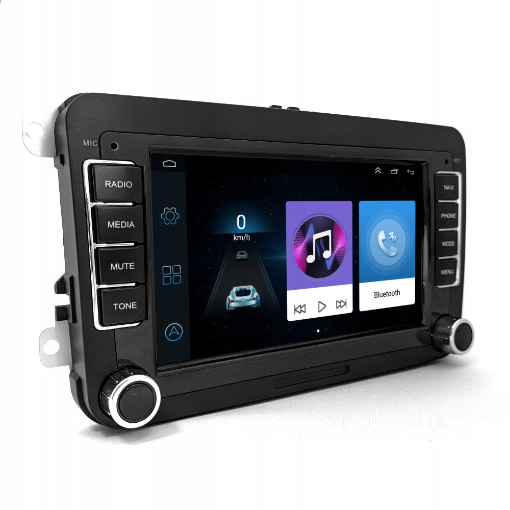 Car Radio 7021A 2/32GB 2DIN GPS Android 12 VAG Reversing Camera WiFi Brand GOMEDIA