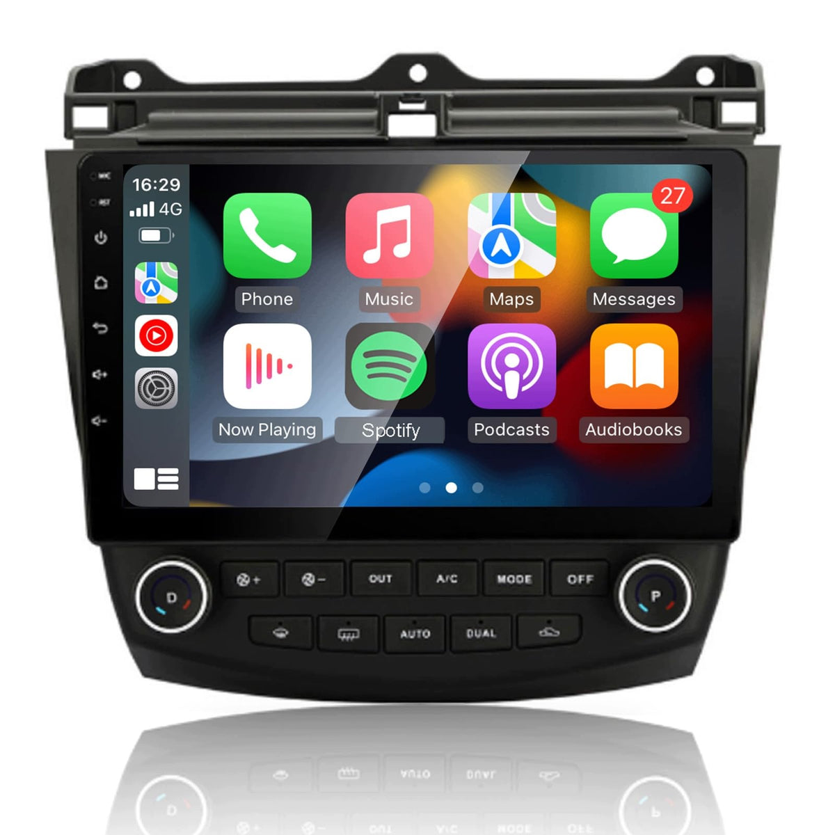 Car Radio 9 Cali GPS CarPlay Android Auto Honda Accord