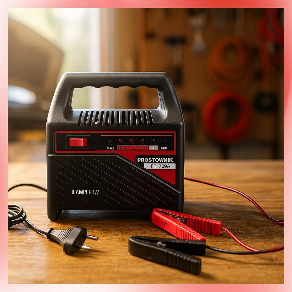 Car Rectifier 6A Automatic 6v 12V Charger for Car Battery Packaging status original