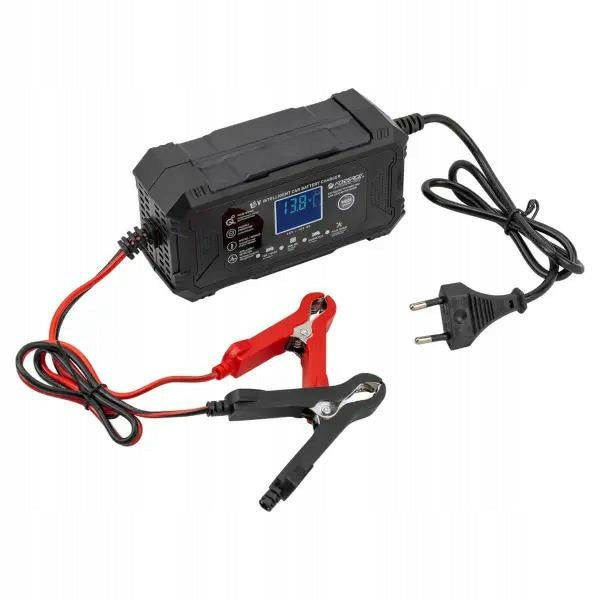 Car Rectifier Automatic Battery Charger 12V 6A LCD