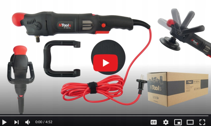 Car Rotary Electric Polisher RP150E Pro NTools 3 Polishing Manufacturer code Polerka elektryczna rotacyjna RP150E Pro