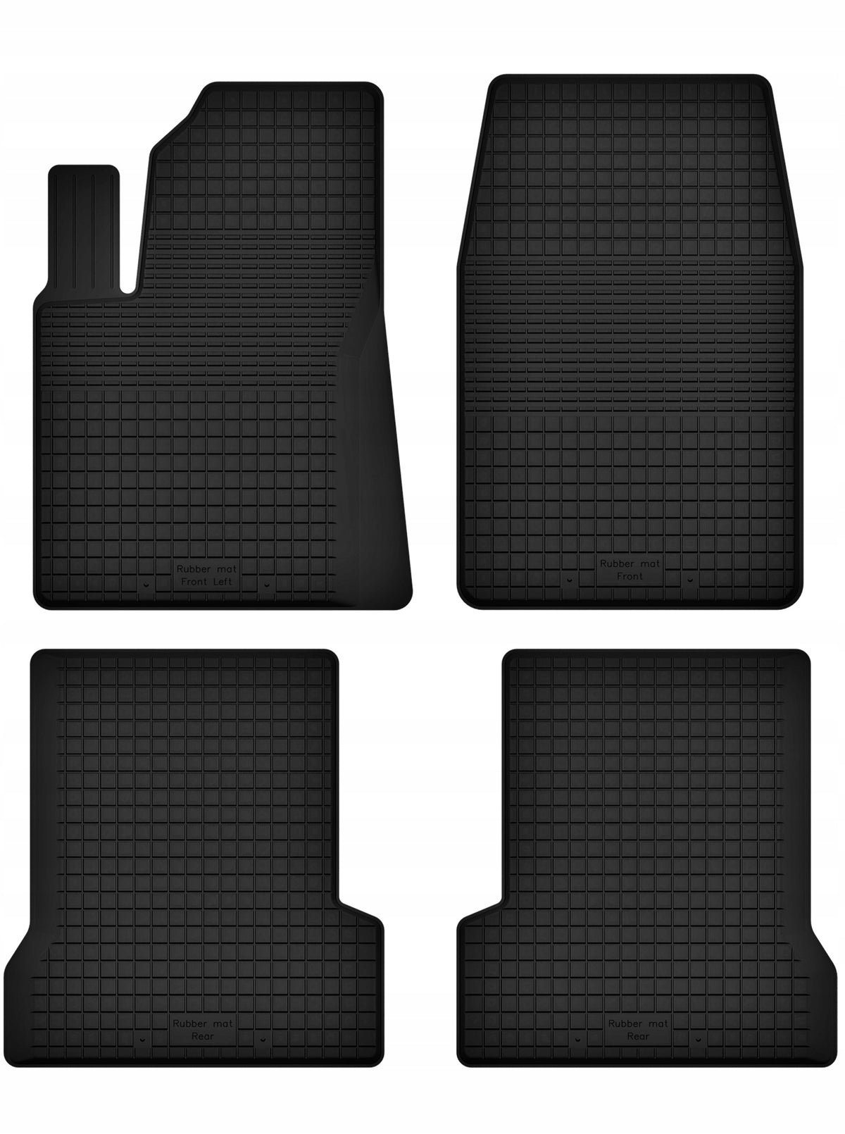 Car Rugs Rubber Set for FORD FIESTA MK7 OKRAGLE Corridor