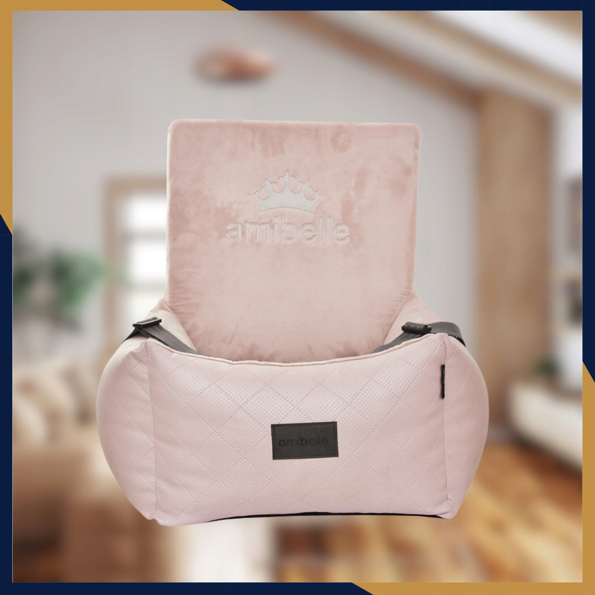 Car Seat Bag Transporter Cat Dog Bed for Car Packaging status original