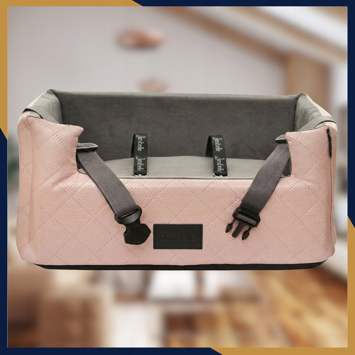 Car Seat For Dog Cat Transporter Bed To Car Packaging status original