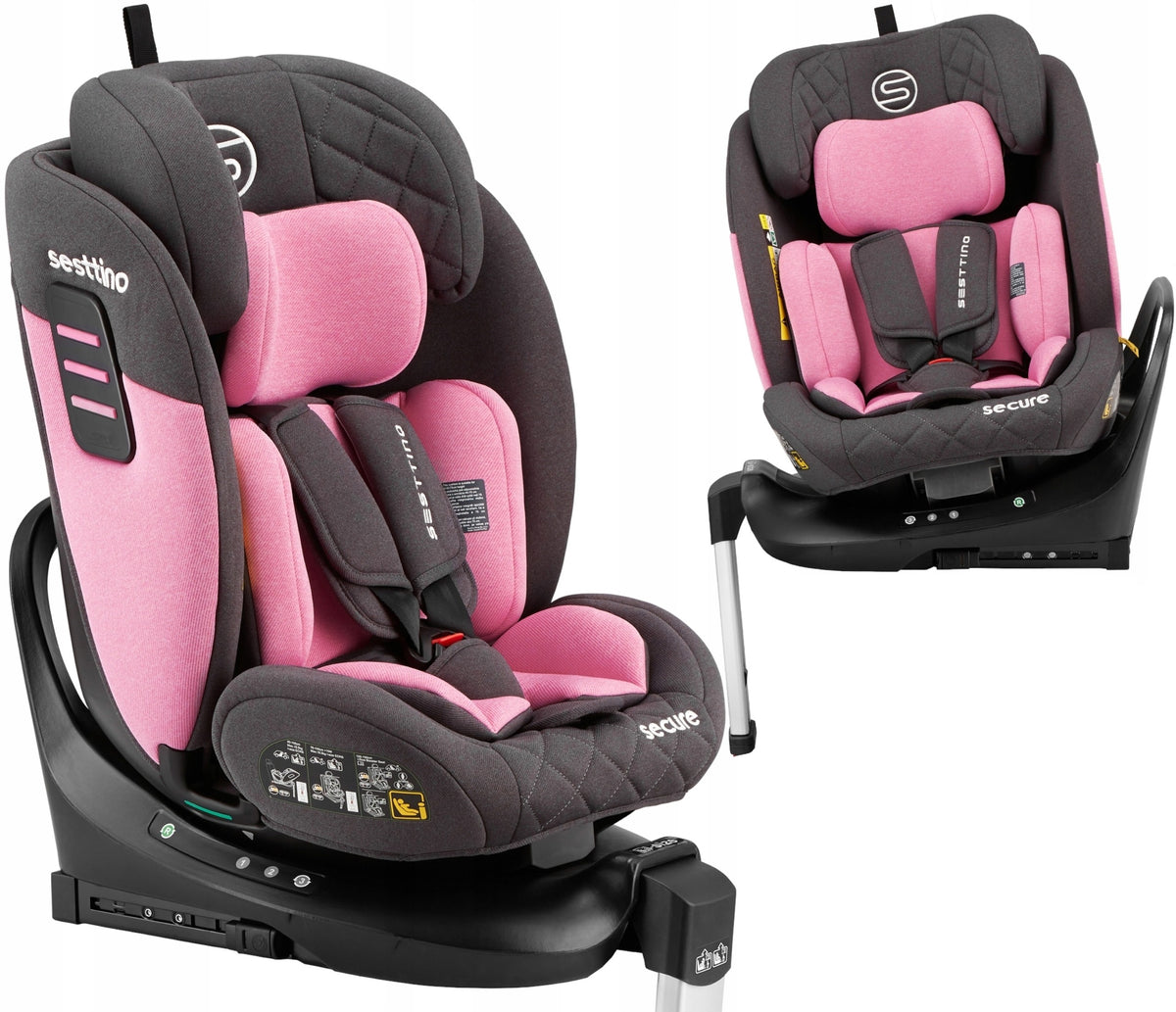 Car Seat Sesttino i-Size 40-150 cm Rotary 360° 0-36 kg ISOFIX