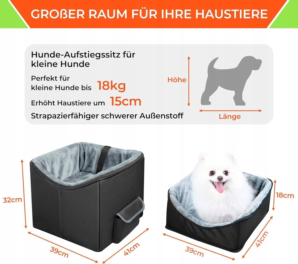 Car Seat Transport for Dog Cat Babenest SIZE M Manufacturer code B9FBK