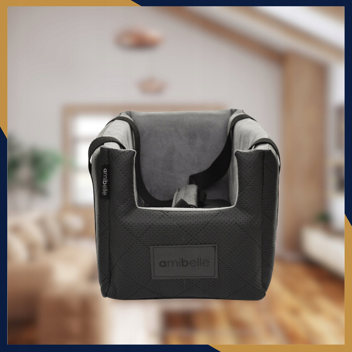 Car Seat Transporter Bed Cat Dog Bag Safe Packaging status original