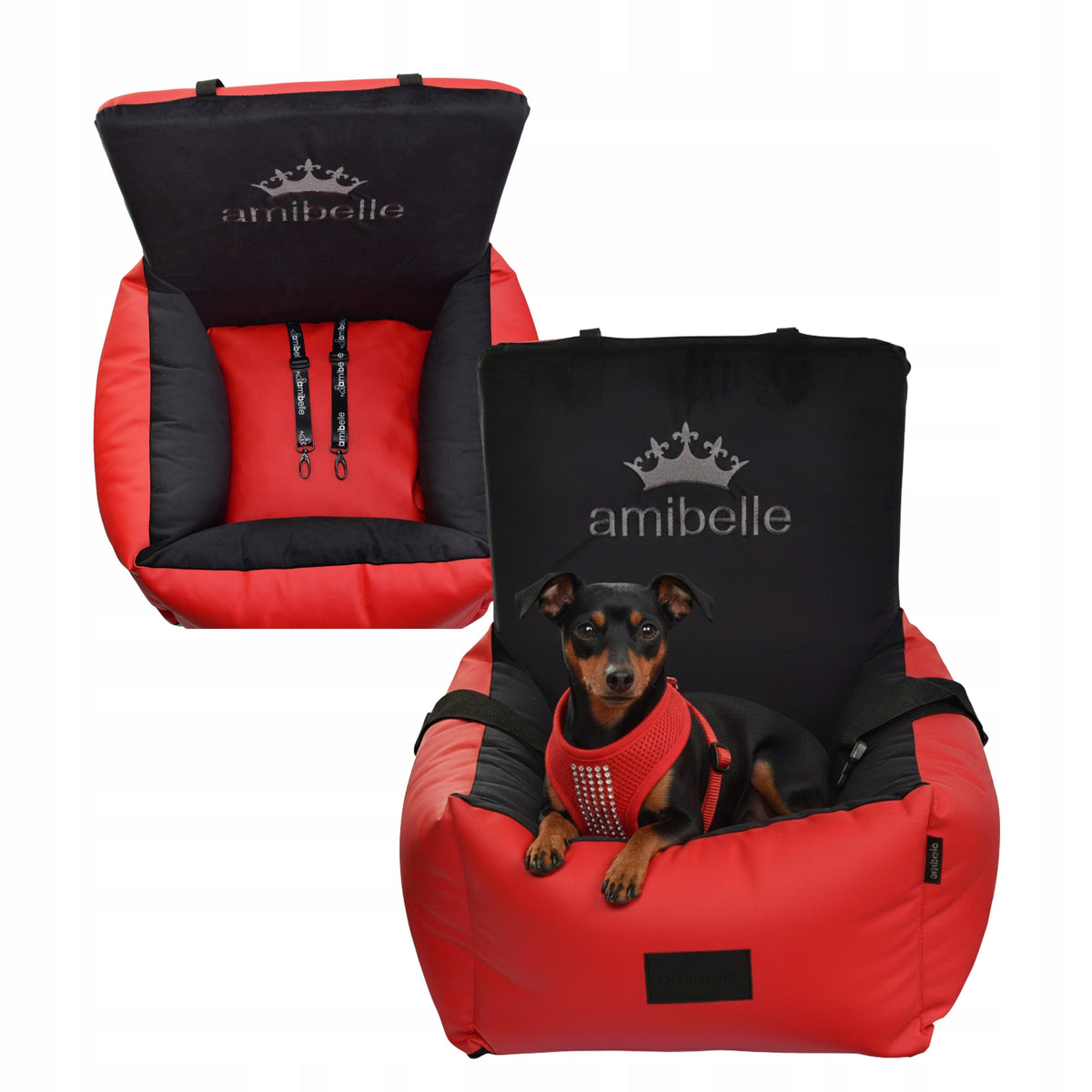 Car Seat Transporter Bed Dog Cat Bedding for Car