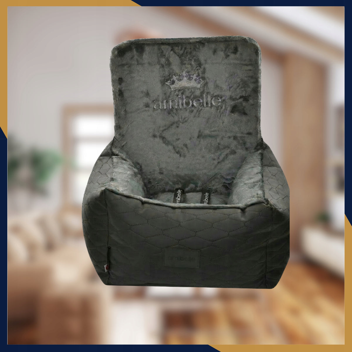 Car Seat Transporter Cat Dog Bedding for Car Safe Packaging status original