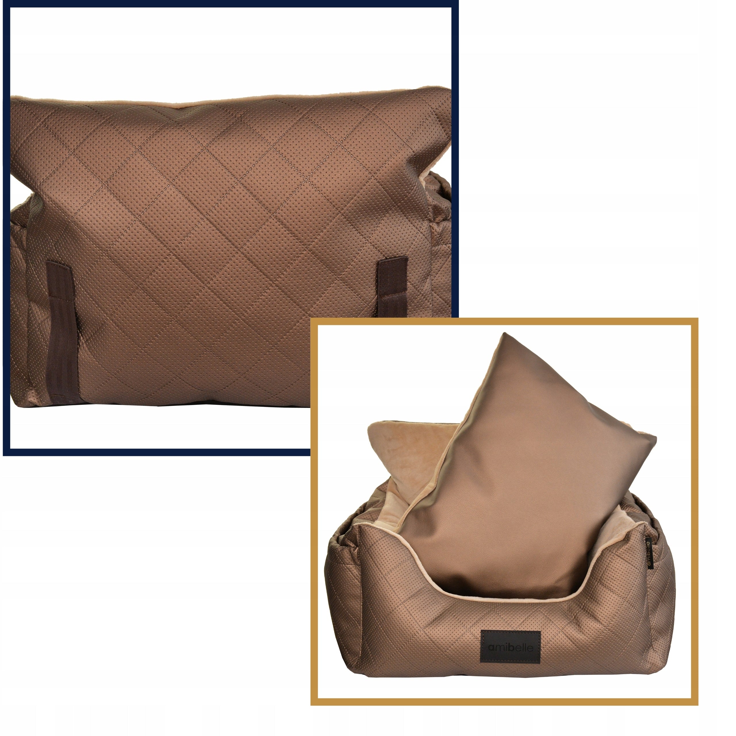 Car Seat for Dog Cat Transporter Seat Bed Manufacturer code Amibelle_2997