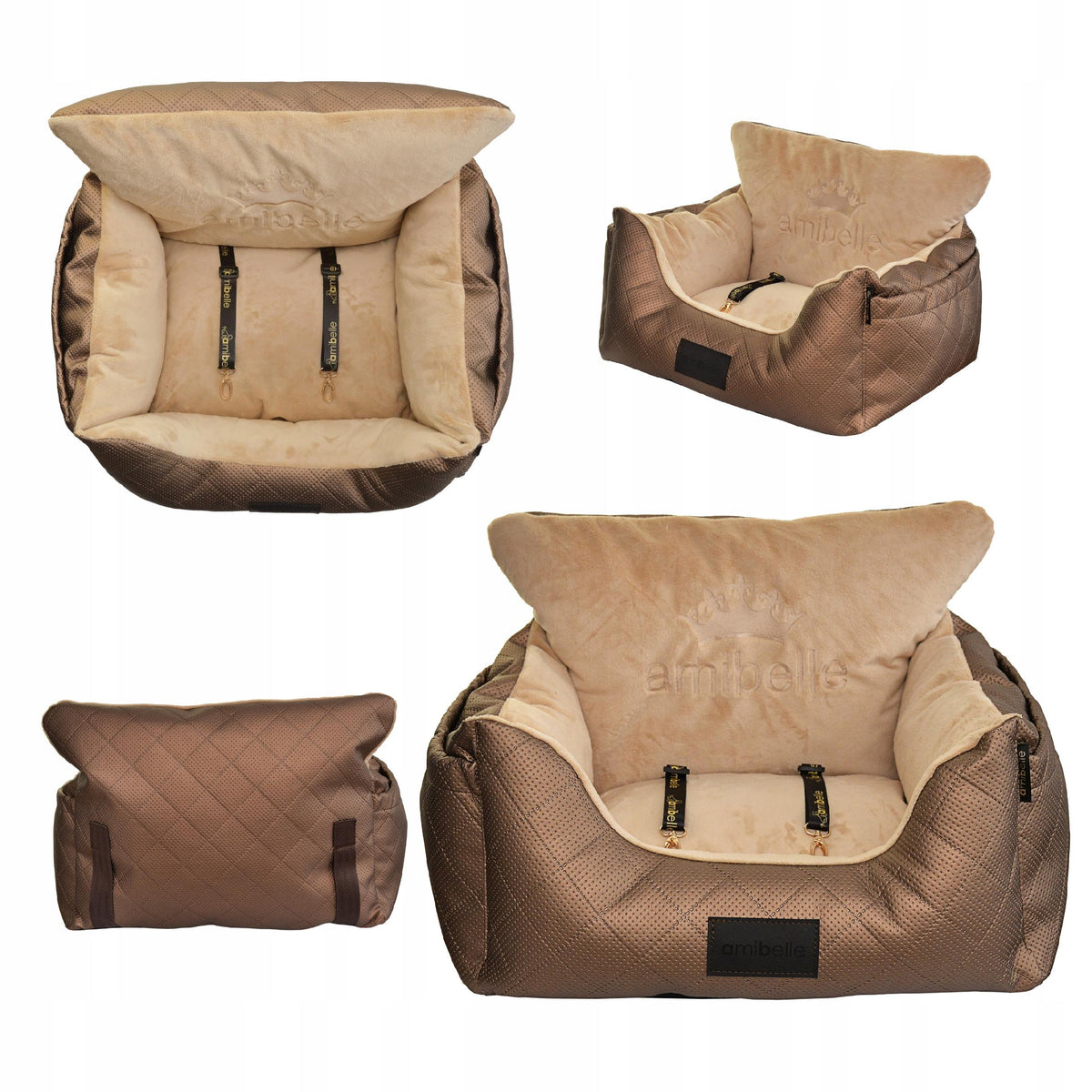 Car Seat for Dog Cat Transporter Seat Bed