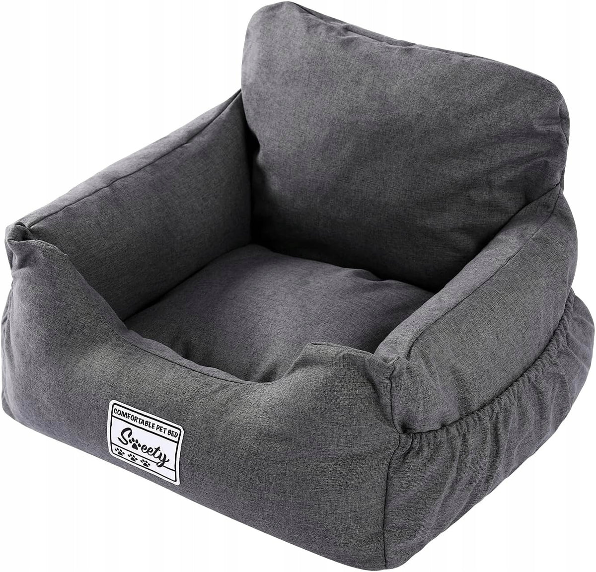 Car Seat for Dog PETEPELA Waterproof Grey 57x53 cm Manufacturer code PETEPELA
