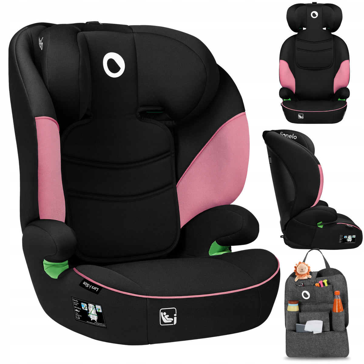 Car Seat i-Size 100-150 cm Belt Mount Lionelo Lars