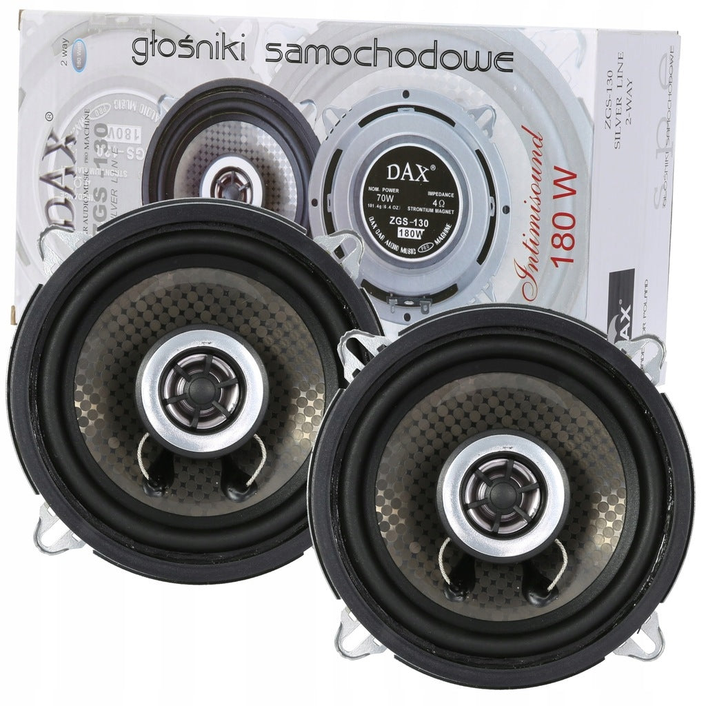 Car Speakers 130 mm 180W Kevlar Membrane, Set of 2 Packaging status original