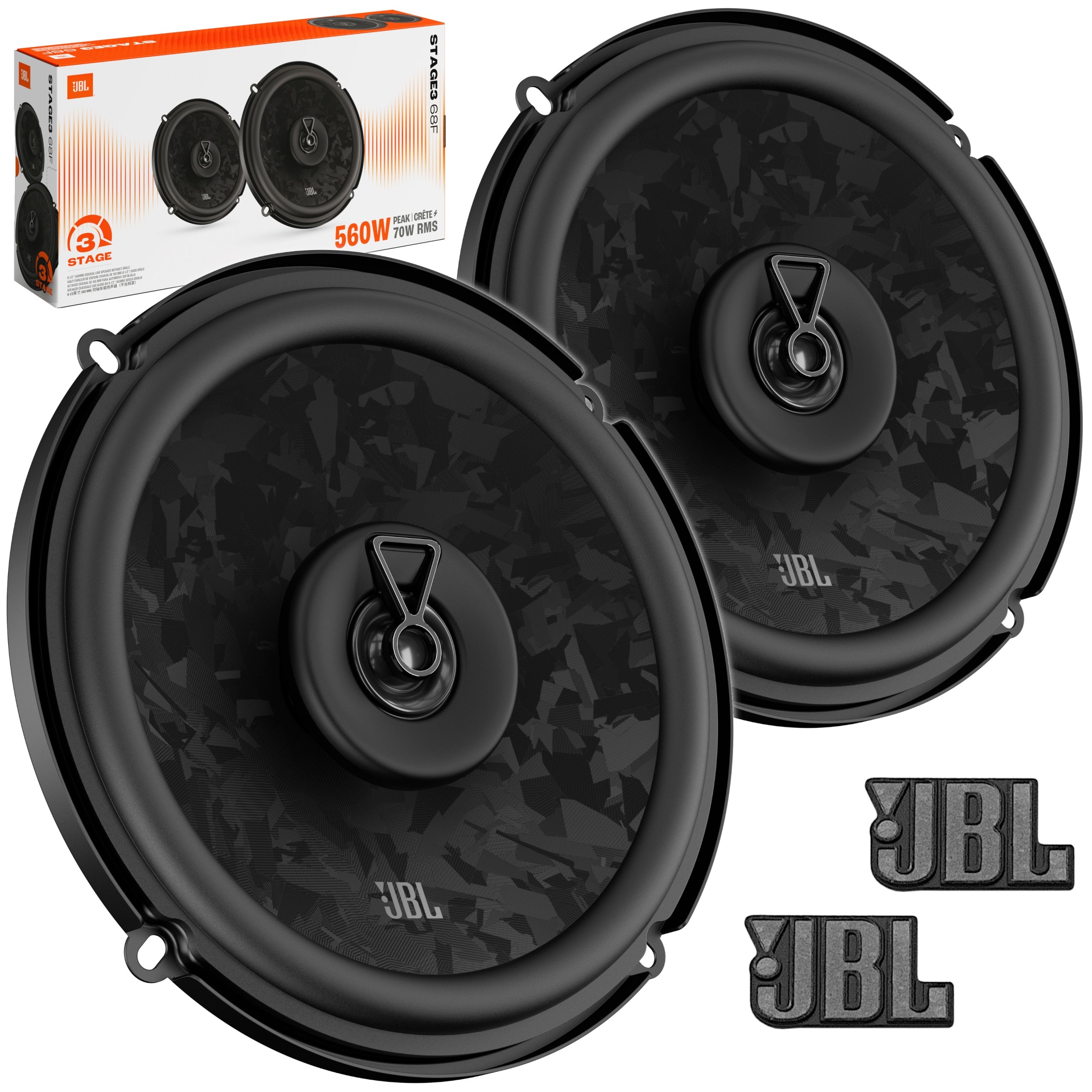 Car Speakers JBL Stage3 68F 165 mm 560W Two-Way 2nd Generation Packaging status original
