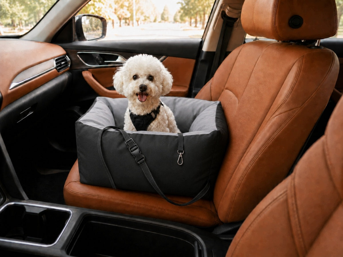 Car Transporter for Cat Dog Car Seat Grey 55x55 cm Manufacturer code TRANS55/55SZBuySpace