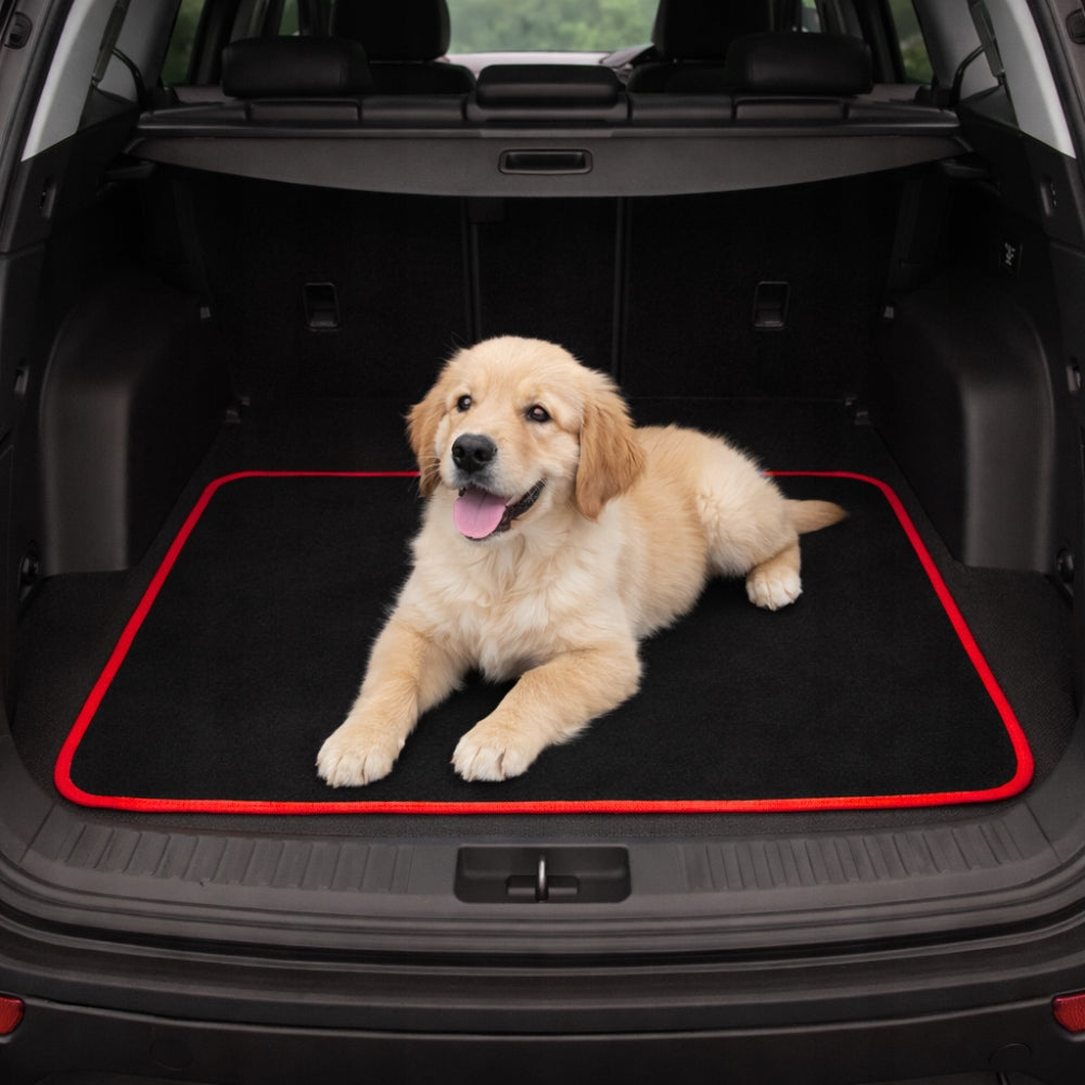 Car Trunk Mat 60 x 100 cm for Dog Waterproof Black R Manufacturer code Mata do bagażnika czerwona