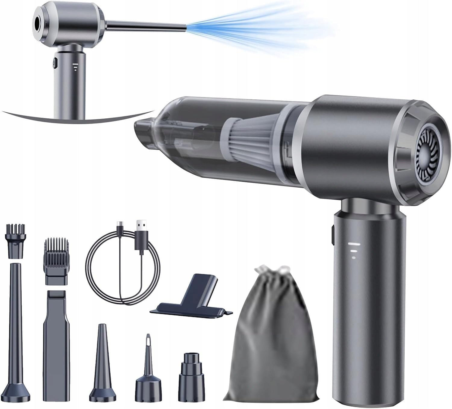 Car Vacuum Cleaner Wireless 20000PA 4in1 + USB-C + Accessories Manufacturer code ST6653
