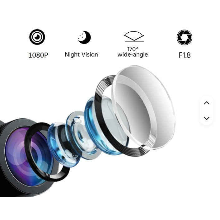 Car Video Recorder Mirror 10'' Full HD Front+Rear Reversing Camera Manufacturer code FHD 1080 Dual Lens