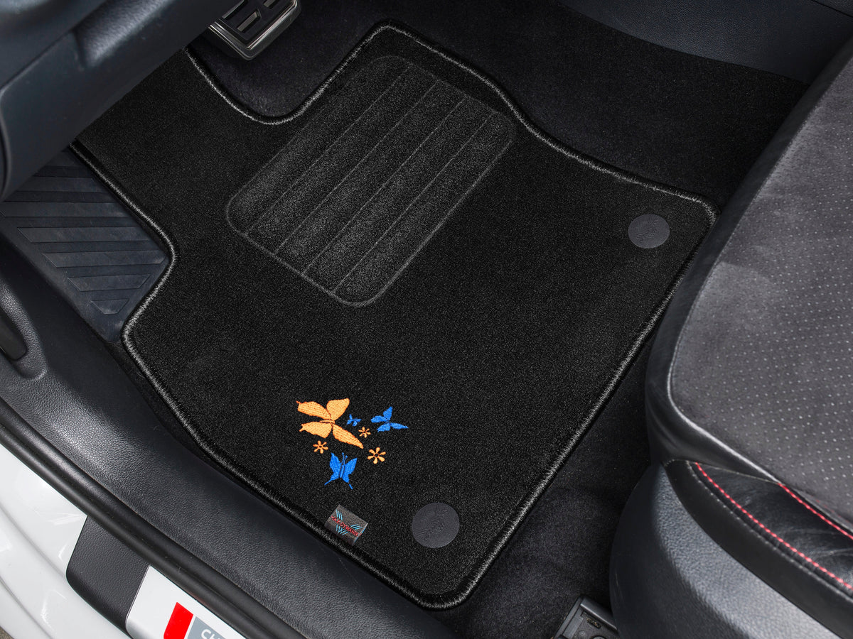 Car Wiper Rugs Embroidery BUTTERFLIES 6mm Manufacturer NewStyling
